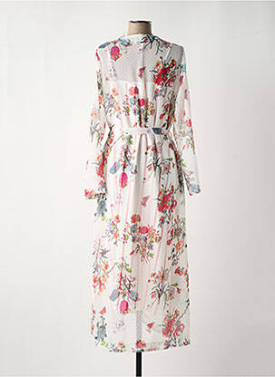Robe longue manches longues manches longues blanc SILVIAN HEACH femme