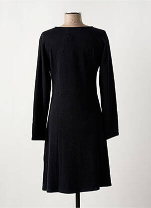 Robe mi-longue manches longues manches longues noir NICE THINGS femme