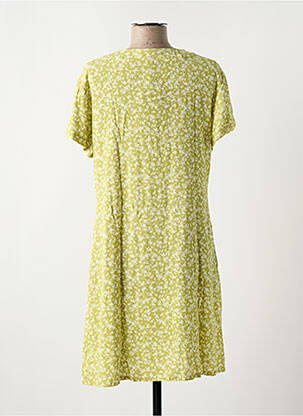 Robe courte manches courtes manches courtes vert YERSE femme