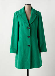Manteau long coupe cintrée sans capuche vert BETTY BARCLAY femme