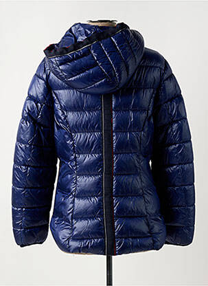 Doudoune poches a capuche bleu DELAHAYE femme