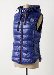 Doudoune poches a capuche bleu DELAHAYE femme