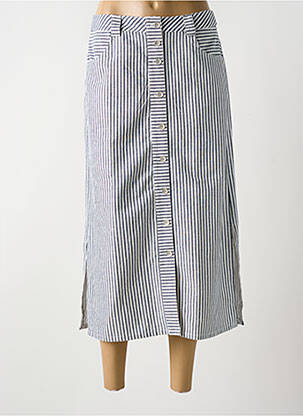 Jupe longue tissage crêpe gris LOLA ESPELETA femme