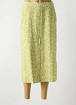 Jupe mi-longue taille normale vert YERSE femme