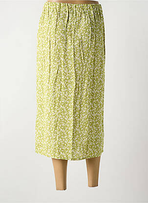 Jupe mi-longue taille normale vert YERSE femme