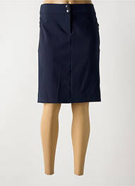 Jupe mi-longue coupe droite bleu BETTY BARCLAY femme
