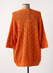 Gilet manches longues orange LOLA ESPELETA pour femme seconde vue