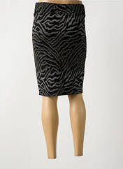 Jupe mi-longue noir RIVIERES DE LUNE pour femme seconde vue