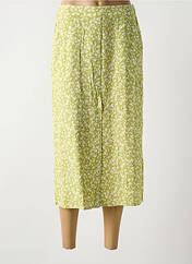 Jupe mi-longue vert YERSE pour femme seconde vue