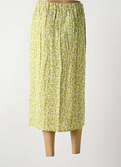 Jupe mi-longue vert YERSE pour femme seconde vue