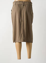 Jupe mi-longue vert YERSE pour femme seconde vue