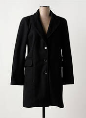 Manteau long noir RIVIERES DE LUNE pour femme seconde vue