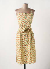 Robe mi-longue beige YERSE pour femme seconde vue