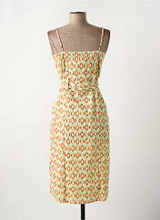 Robe mi-longue beige YERSE pour femme seconde vue