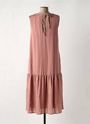 Robe mi-longue rose YERSE pour femme seconde vue