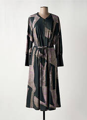 Robe mi-longue vert K-DESIGN pour femme seconde vue