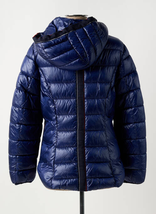 Doudoune poches a capuche bleu DELAHAYE femme
