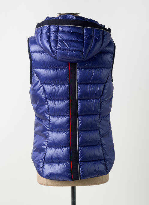 Doudoune poches a capuche bleu DELAHAYE femme