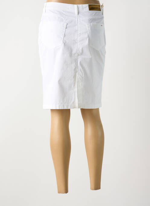Jupe mi-longue blanc COUTURIST pour femme