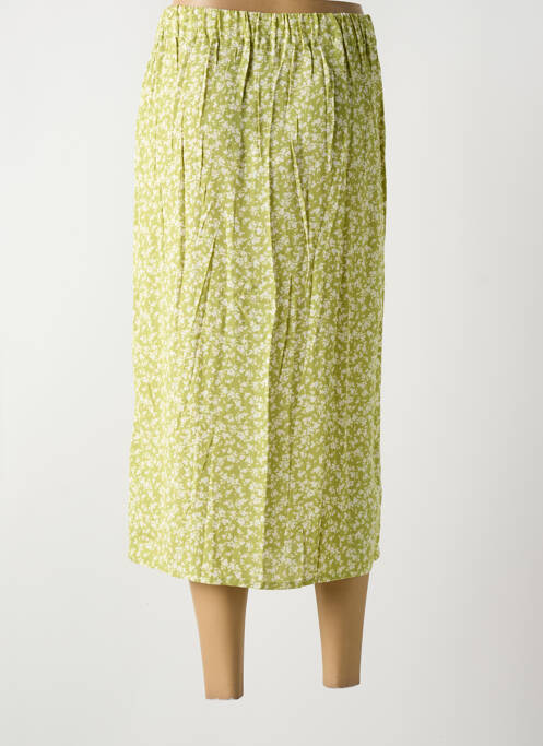 Jupe mi-longue vert YERSE pour femme