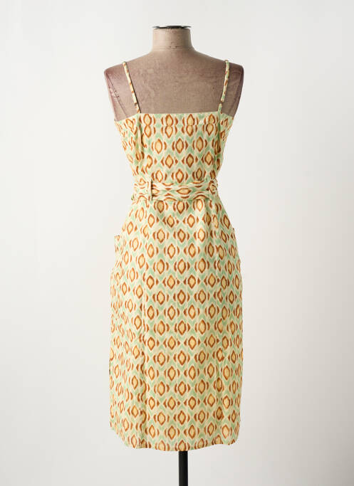 Robe mi-longue beige YERSE pour femme