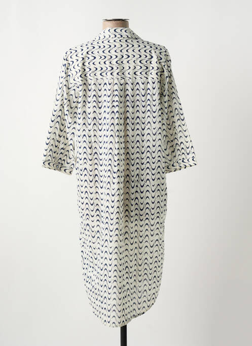 Robe mi-longue bleu YERSE pour femme