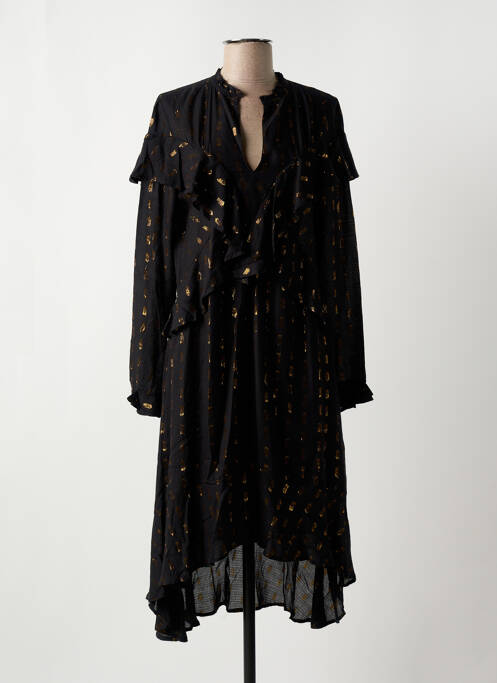 Robe mi-longue noir TEOH & LEA pour femme