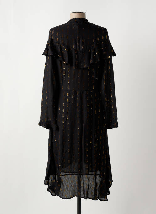 Robe mi-longue noir TEOH & LEA pour femme