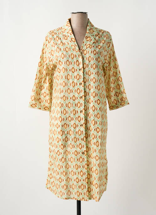 Robe mi-longue vert YERSE pour femme