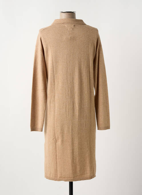 Robe pull marron YERSE pour femme