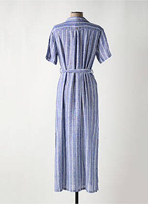 Robe courte manches courtes manches courtes bleu LOLA ESPELETA femme