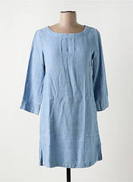 Robe courte fermeture zippée au dos manches longues bleu DENIM &DRESS femme