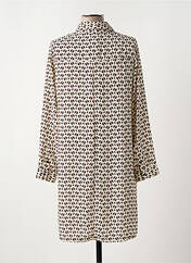 Robe mi-longue beige RIVIERES DE LUNE pour femme seconde vue