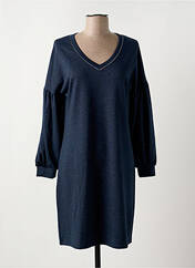 Robe mi-longue bleu RIVIERES DE LUNE pour femme seconde vue