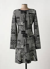 Robe mi-longue noir RIVIERES DE LUNE pour femme seconde vue