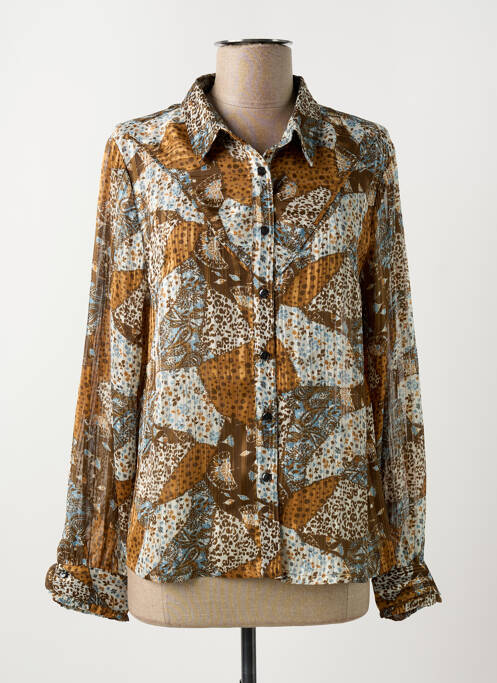 Chemisier marron LOLA ESPELETA pour femme