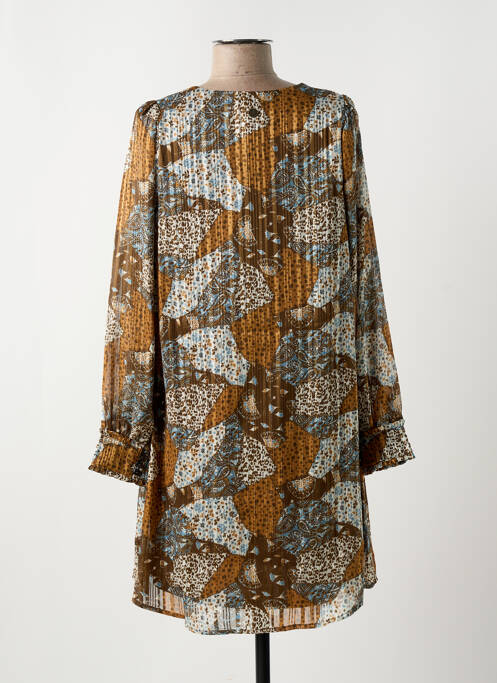 Robe courte marron LOLA ESPELETA femme