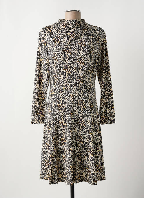 Robe mi-longue beige K-DESIGN pour femme