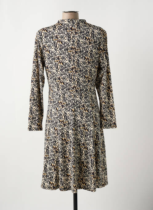 Robe mi-longue beige K-DESIGN pour femme