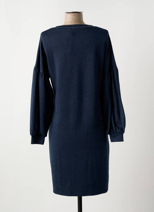 Robe mi-longue bleu RIVIERES DE LUNE femme