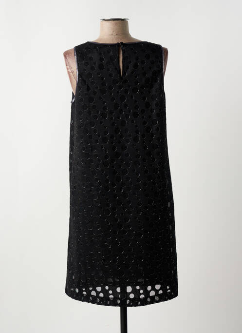 Robe mi-longue noir RIVIERES DE LUNE pour femme