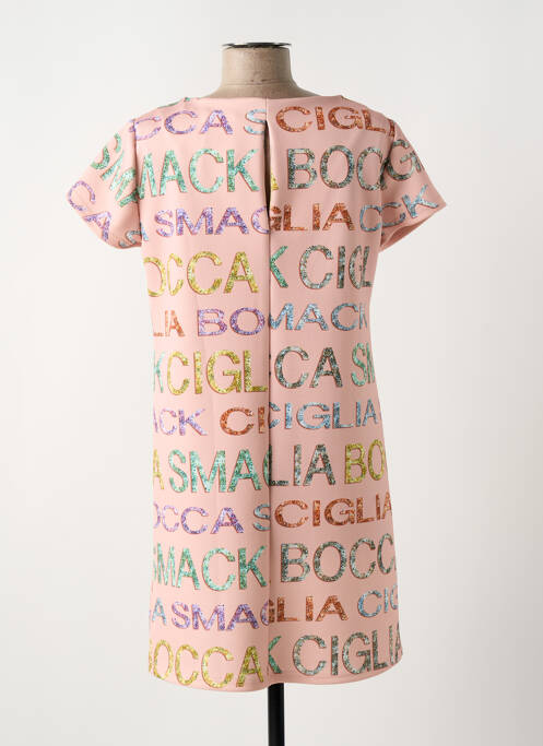 Robe mi-longue rose RINASCIMENTO femme