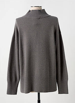 Pull coupe droite manches longues gris BETTY BARCLAY femme