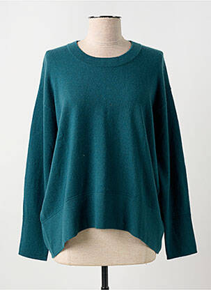 Pull col rond manches longues bleu NOTSHY femme