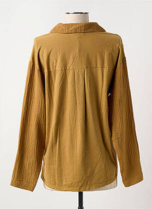 Blouse manches longues manches longues marron YERSE femme