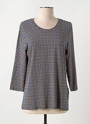 Top imprimé fantaisie manches 3/4 bleu BETTY BARCLAY femme