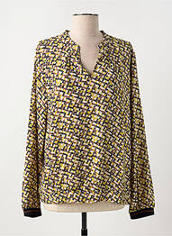 Blouse imprimé fantaisie manches longues beige BETTY BARCLAY femme