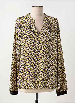 Blouse imprimé fantaisie manches longues beige BETTY BARCLAY femme