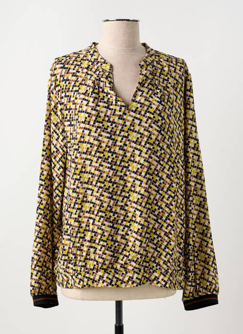 Blouse imprimé fantaisie manches longues beige BETTY BARCLAY femme