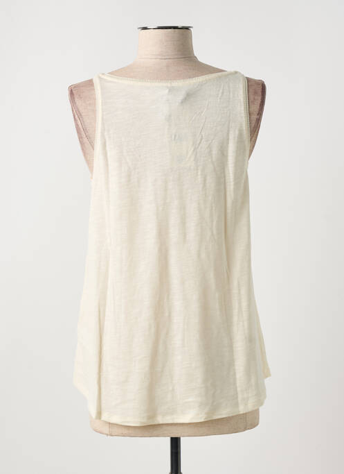 Top col v fines bretelles blanc LOLA ESPELETA femme